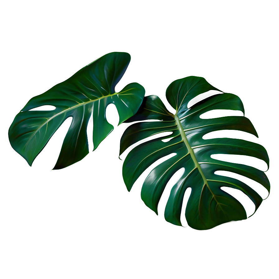 Monstera Leaf Tropical Png 50