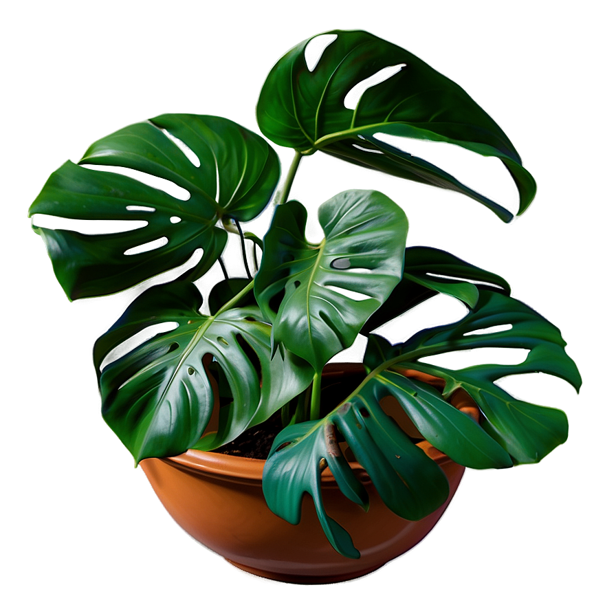 Monstera Plant Top View Png 81