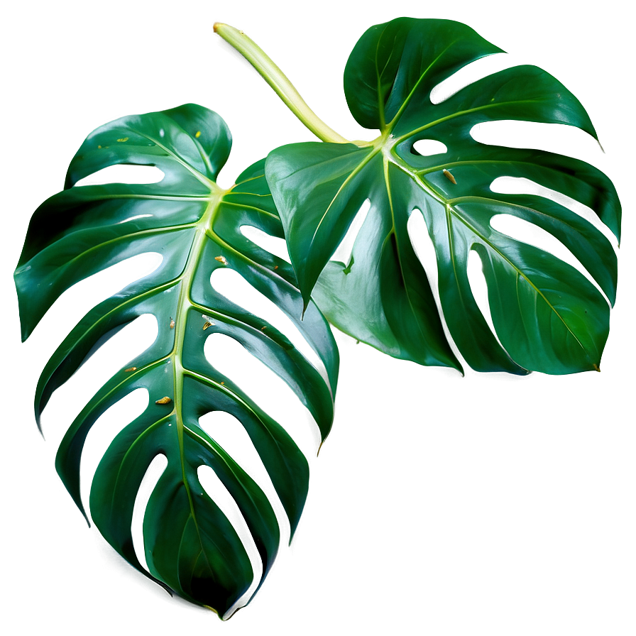 Monstera Plant Top View Png Edk