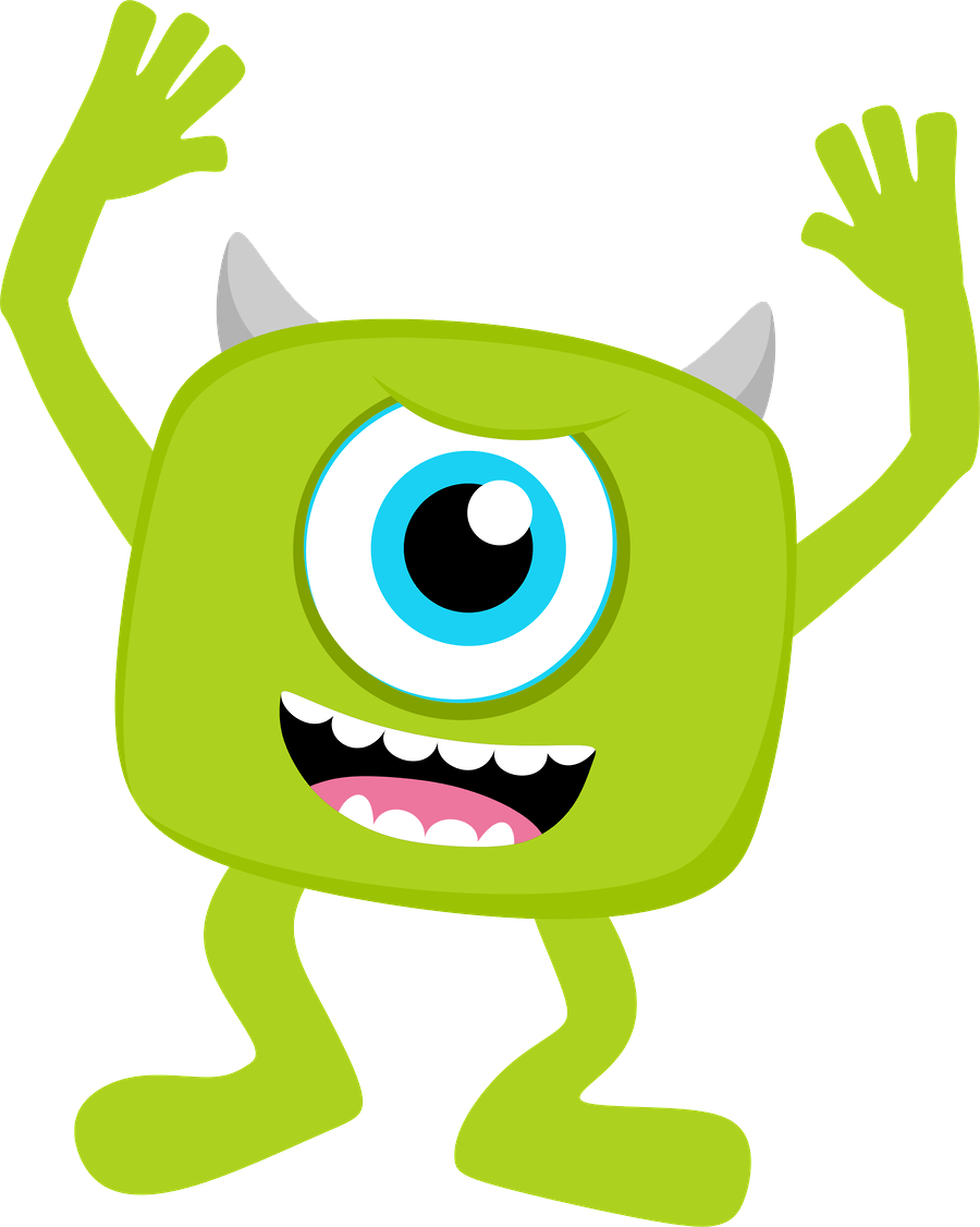 Monsters Inc Mike Wazowski Waving