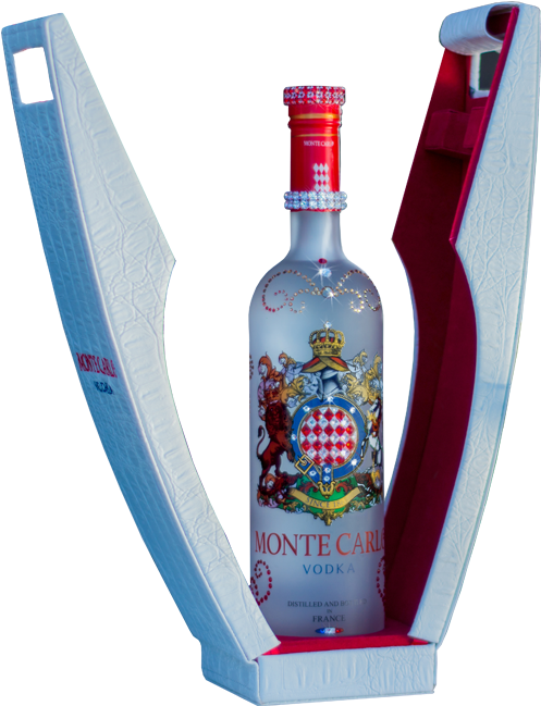 Monte Carlo Vodka Swarovski Bottle 750ml - Vodka Swarovski, HD Png Download PNG image with a transparent background, free high-resolution download