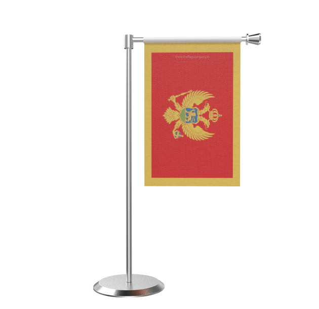 Montenegro Flag Desk Display