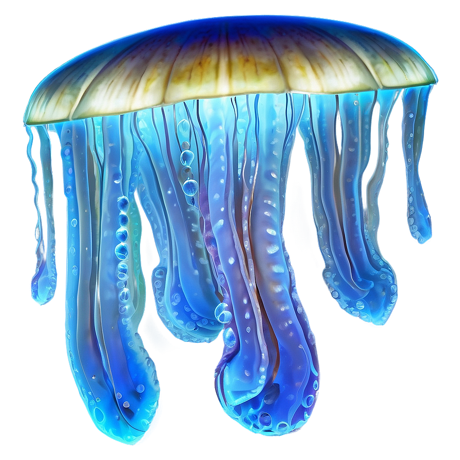 Moon Jelly In Magical Ocean Png 06292024