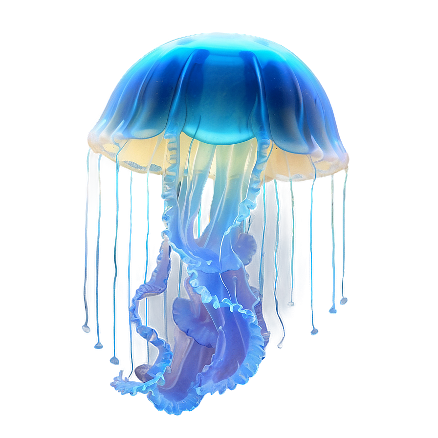 Moon Jelly In Magical Ocean Png 06292024