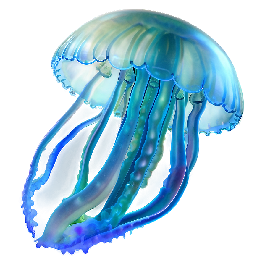 Moon Jelly Transparent Jellyfish Png 06292024