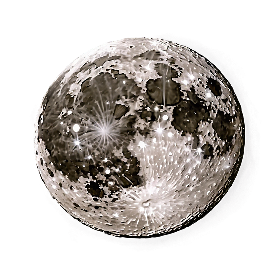 Moon Over Mountains Transparent Png 05252024