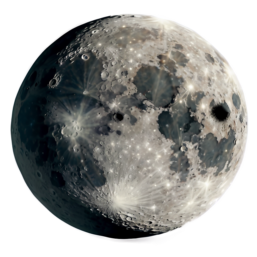 Moon Over Mountains Transparent Png 45