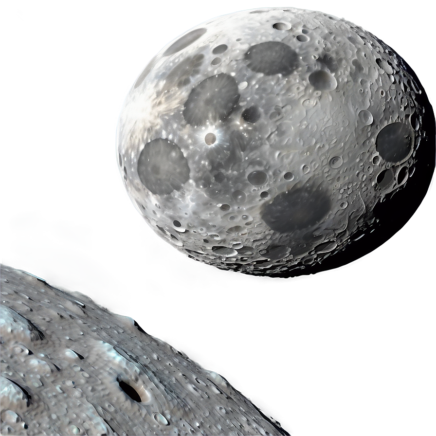 Moon Surface With Bizarre Alien Life Png Vms