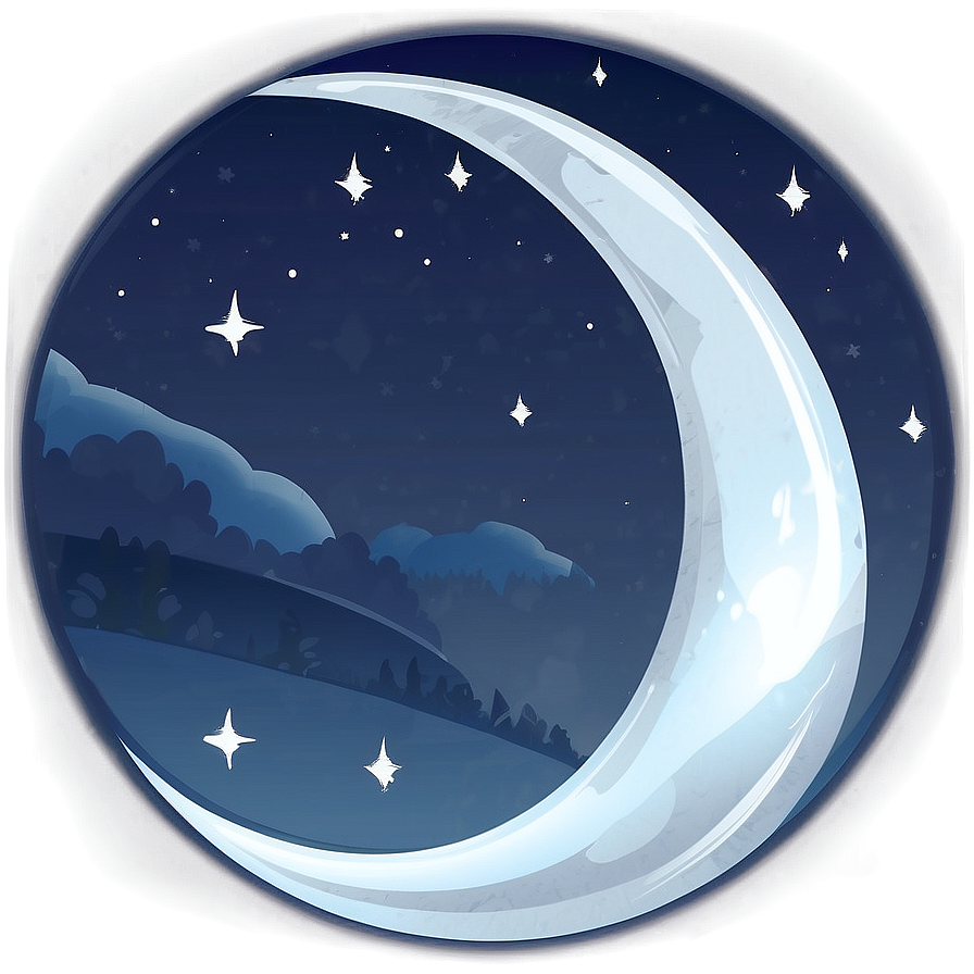 Moonlight Scene Transparent Png 05252024