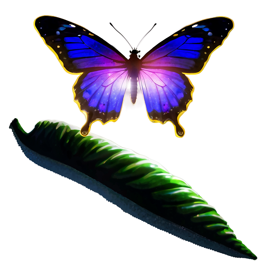 Moonlit Glow Butterfly Png Ikm98