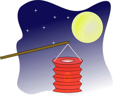 Moonlit Night Fishing Concept PNG with transparent background