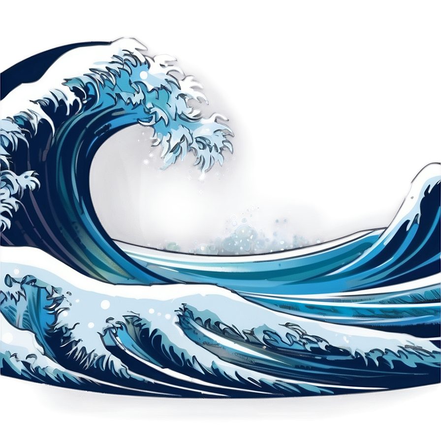 Moonlit Ocean Wave Png Ivf