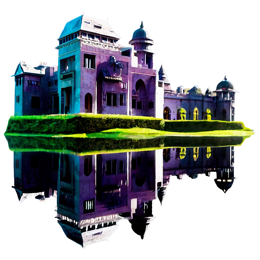 Moonlit Palace Reflection Png 81