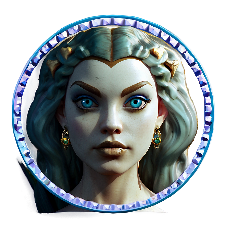 Moonlit Siren Portrait Png 05242024