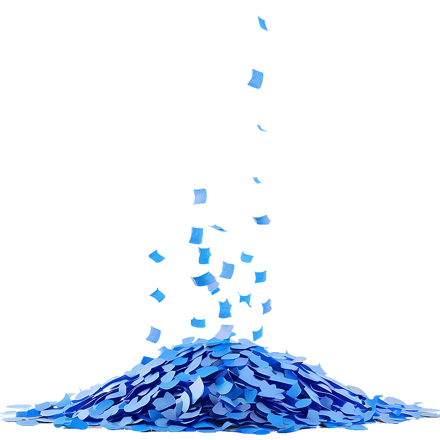 Morning Blue Confetti Scatter Png 06262024