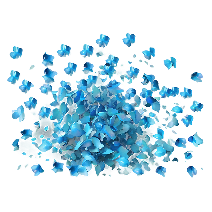 Morning Blue Confetti Scatter Png Eae29