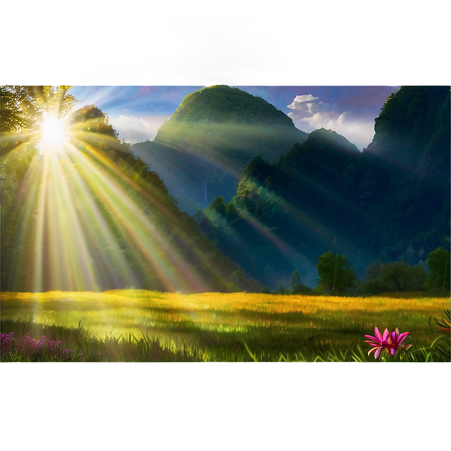 Morning Sun Rays PNG 05242024 PNG image with a transparent background, free high-resolution download
