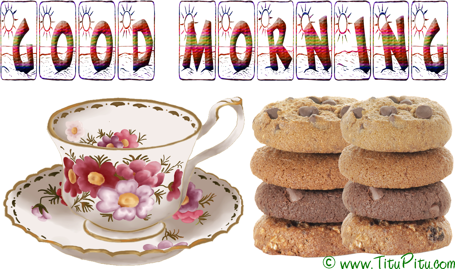 Good Morning Image Png - Tea Breakfast Good Morning, Transparent Png PNG with transparent background
