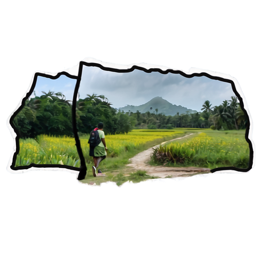 Morning Walk Scenery PNG rrl PNG with transparent background