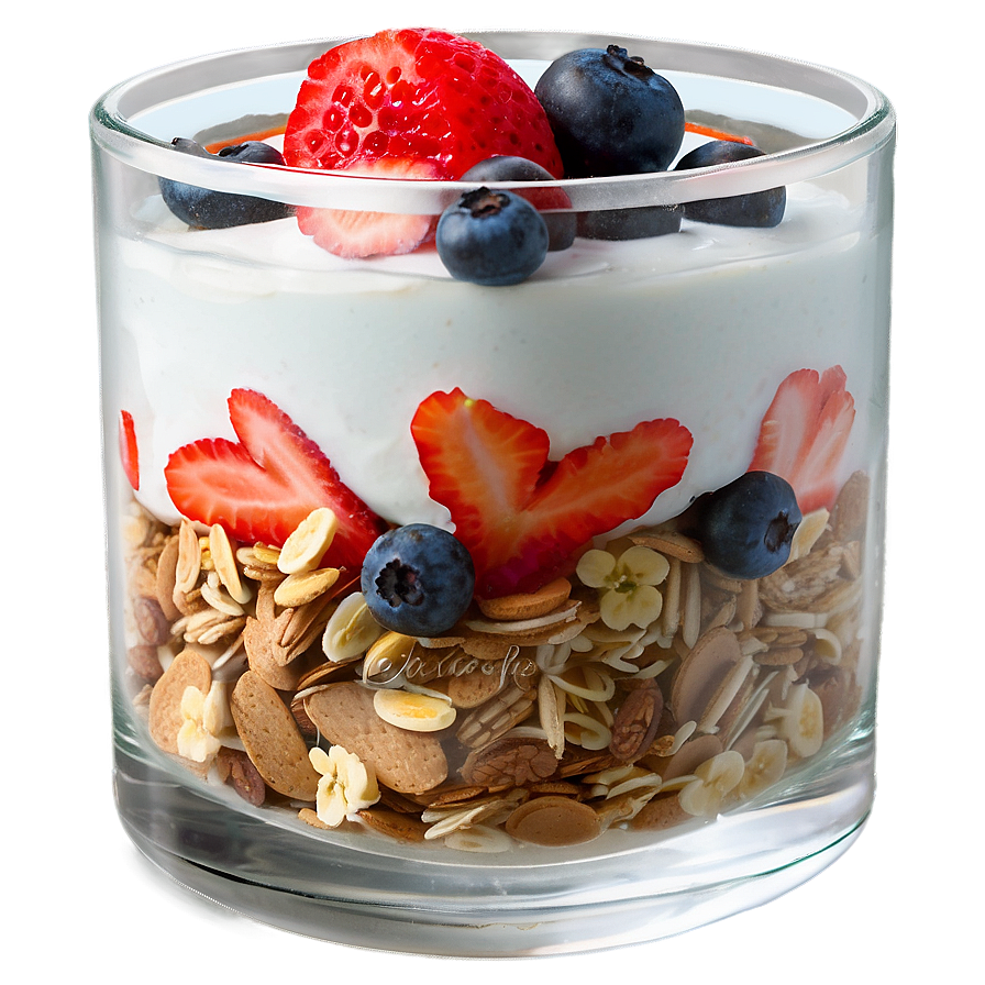 Morning Yogurt Parfait Png Rde