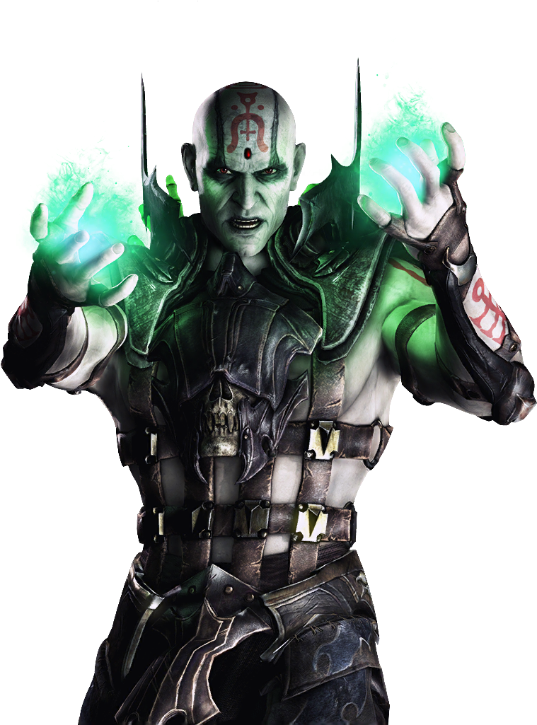 Mortal Kombat Sorcerer With Green Magic