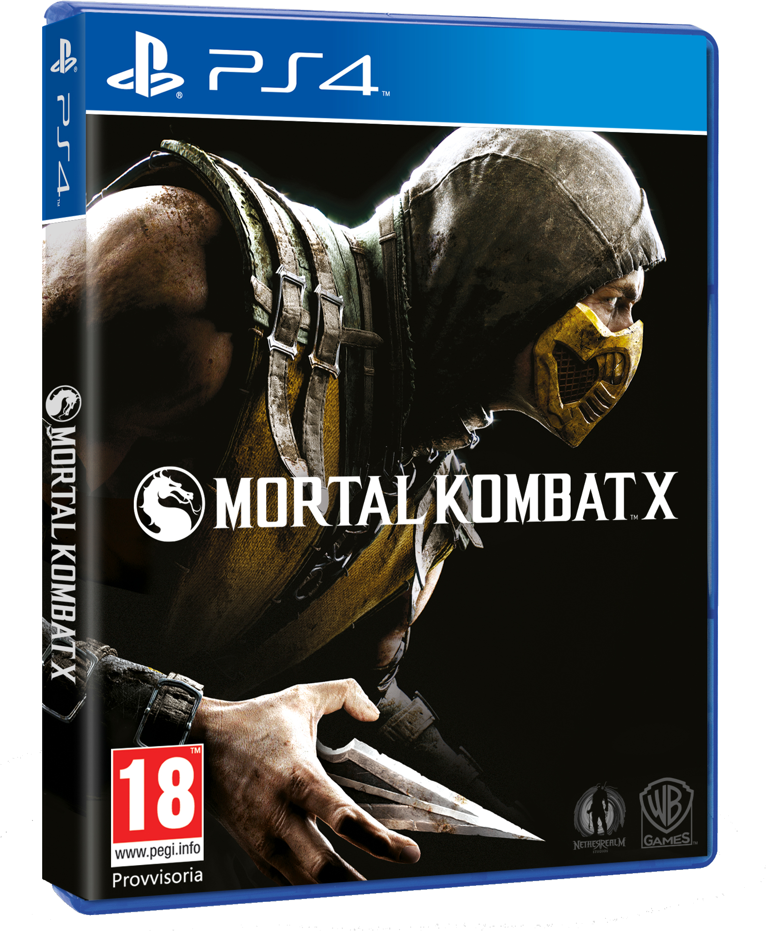 Mortal Kombat X P S4 Cover Art