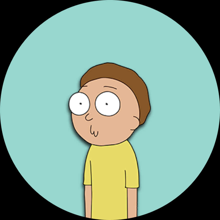 Morty_ Smith_ Portrait_ Rick_and_ Morty PNG with transparent background