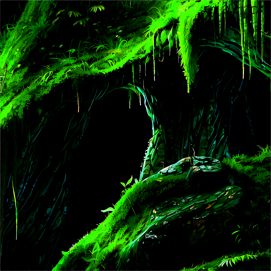 Mossy Forest Cave Png Xxx