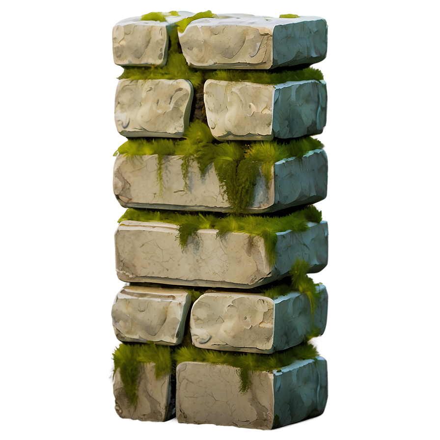 Mossy Stone Wall Png 24