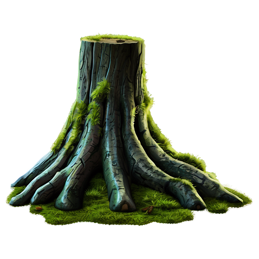 Mossy Tree Trunk Png 05242024