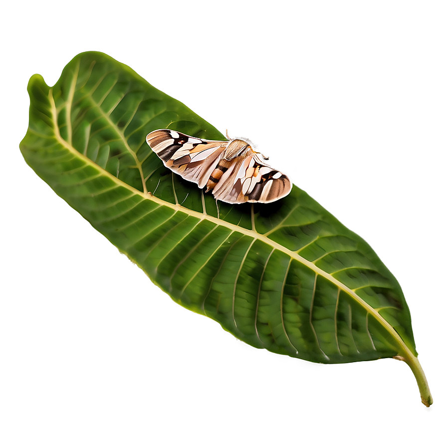 Moth On Leaf Png 93