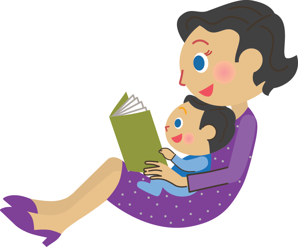 Mom Reading To Child Clipart, HD Png Download PNG with transparent background