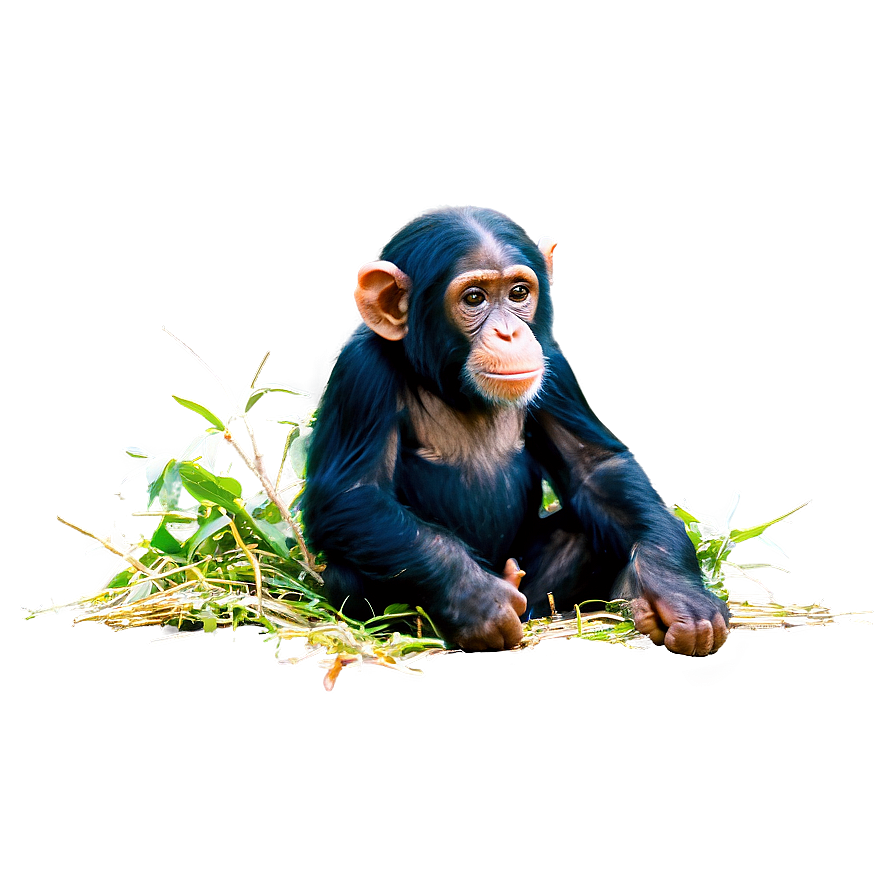 Mother Chimpanzee With Baby Png 41