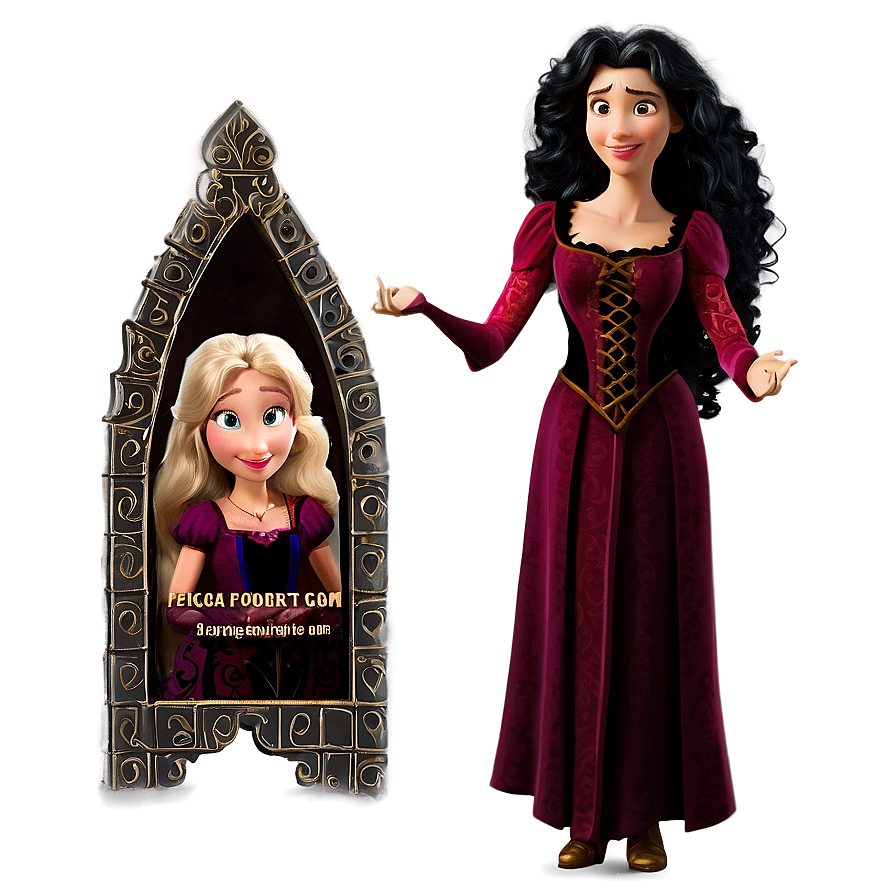 Mother Gothel And Rapunzel Png Qtt