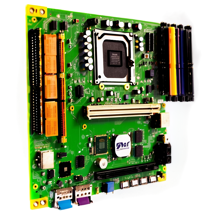 Motherboard Components Labelled Png 91