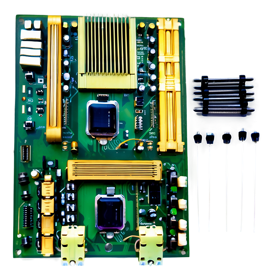 Motherboard Electrical Components Png Boa32