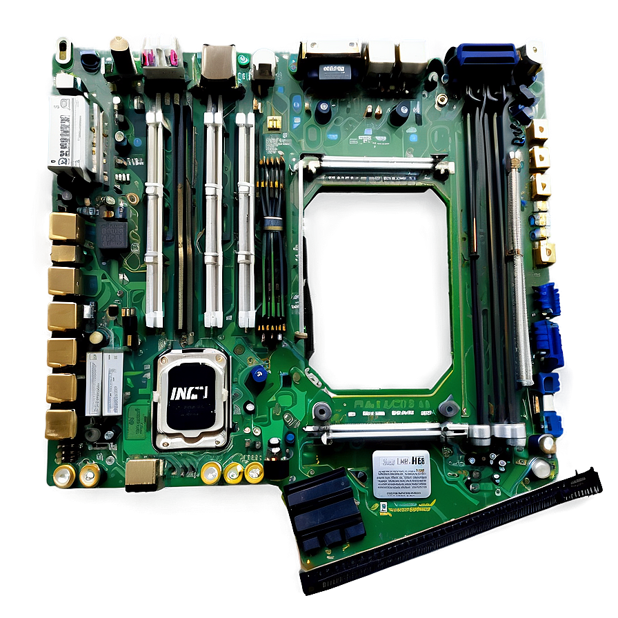 Motherboard With Cpu Slot Png Ddb48