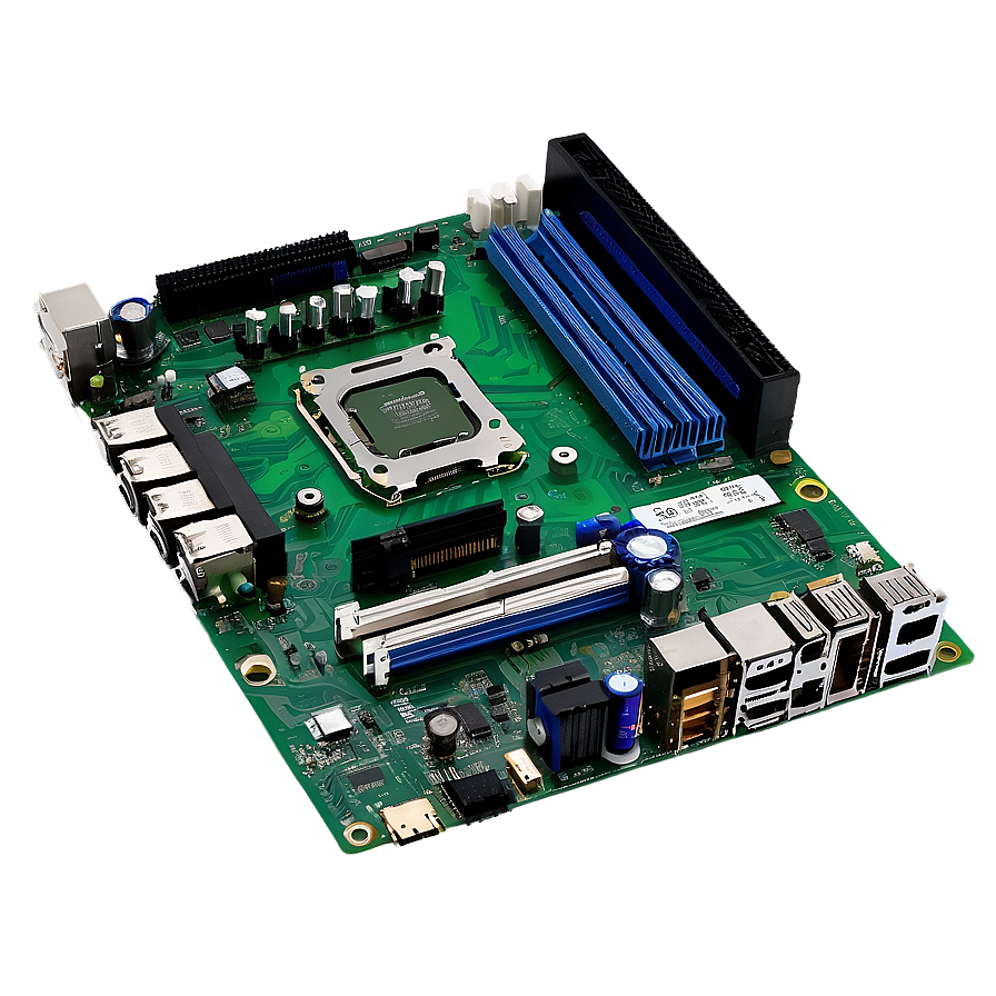 Motherboard With Graphics Card Png Tdn