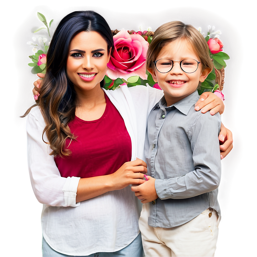 Mothers Day Memory Scrapbook PNG 05212024 PNG with transparent background
