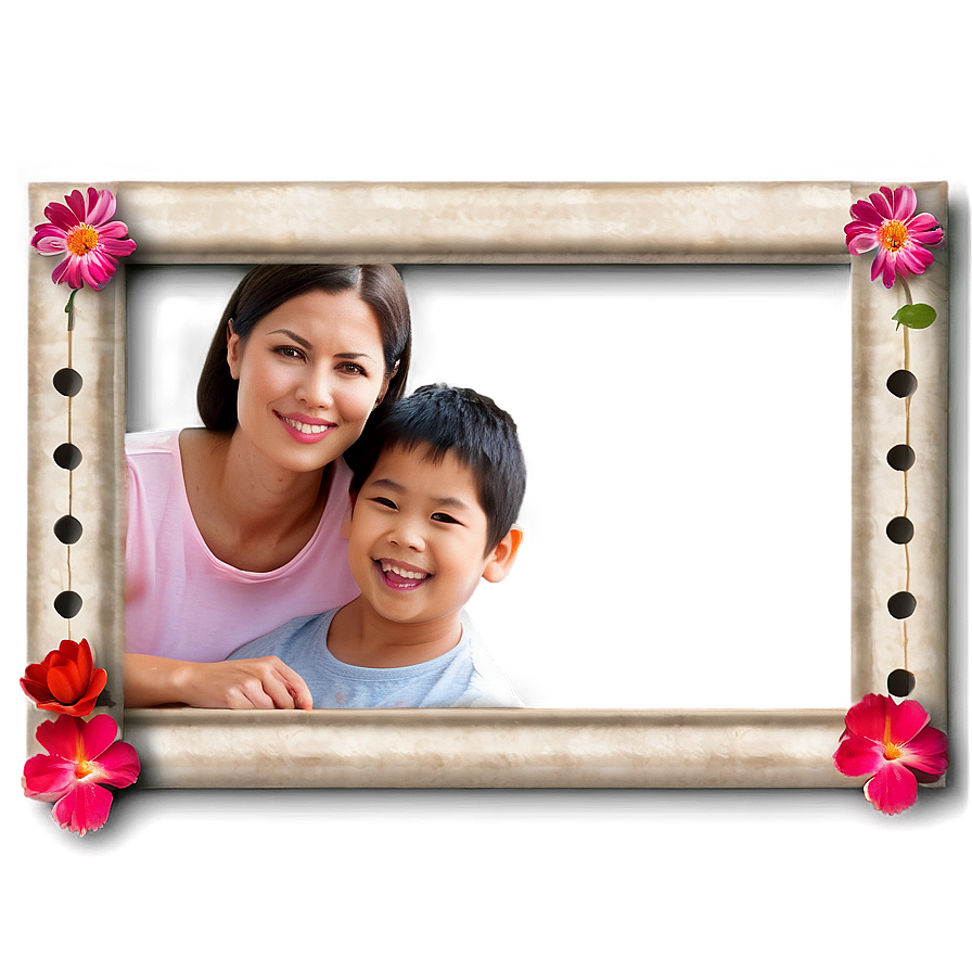Mothers Day Picture Frame PNG 05212024 PNG with transparent background