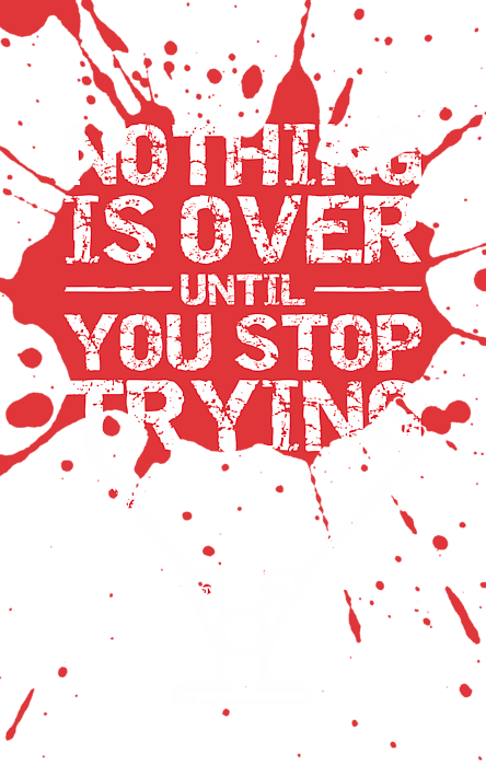 Motivational Perseverance Poster PNG with transparent background