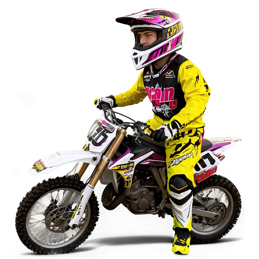 Motocross Rider Portrait Png 38