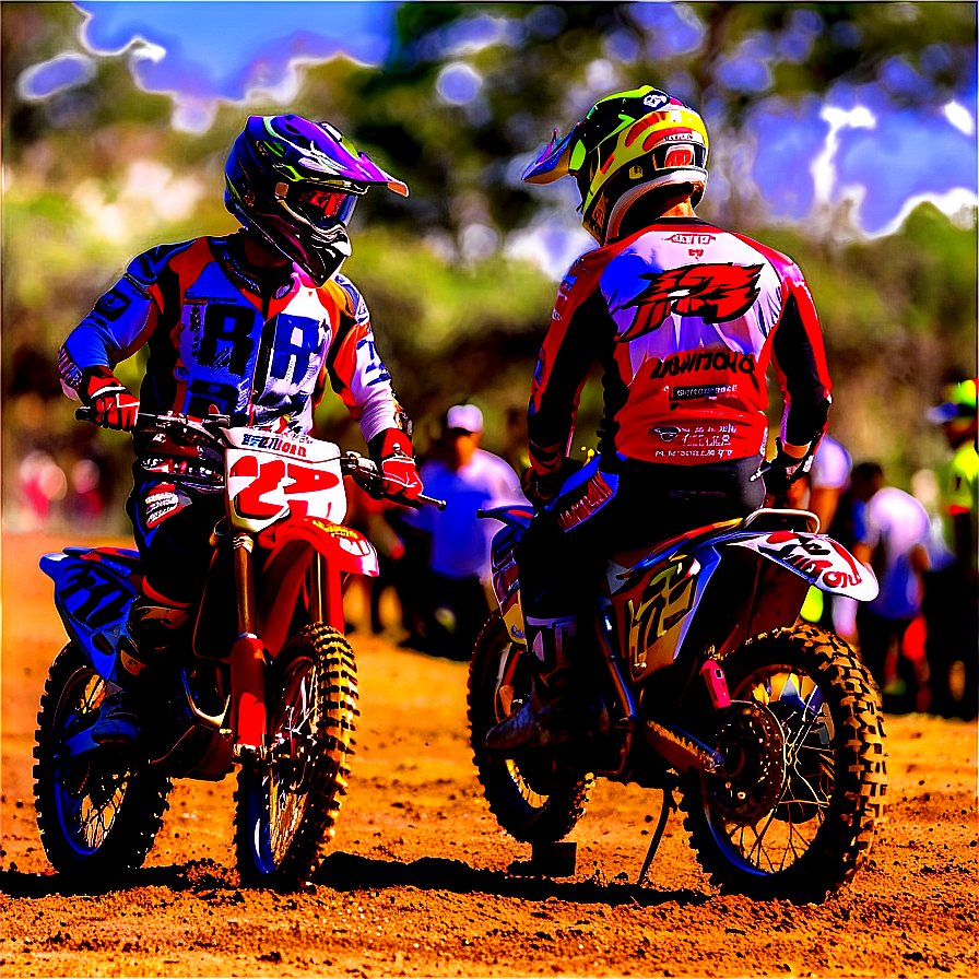 Motocross Riders Meeting Png 06242024