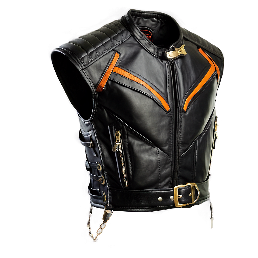 Motorcycle Leather Vest Png Whe