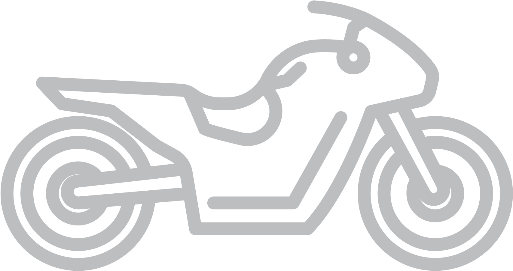 Motorcycle Line Art Illustration