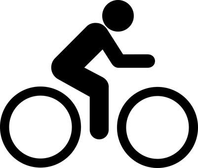 Motorcycle Rider Silhouette PNG with transparent background