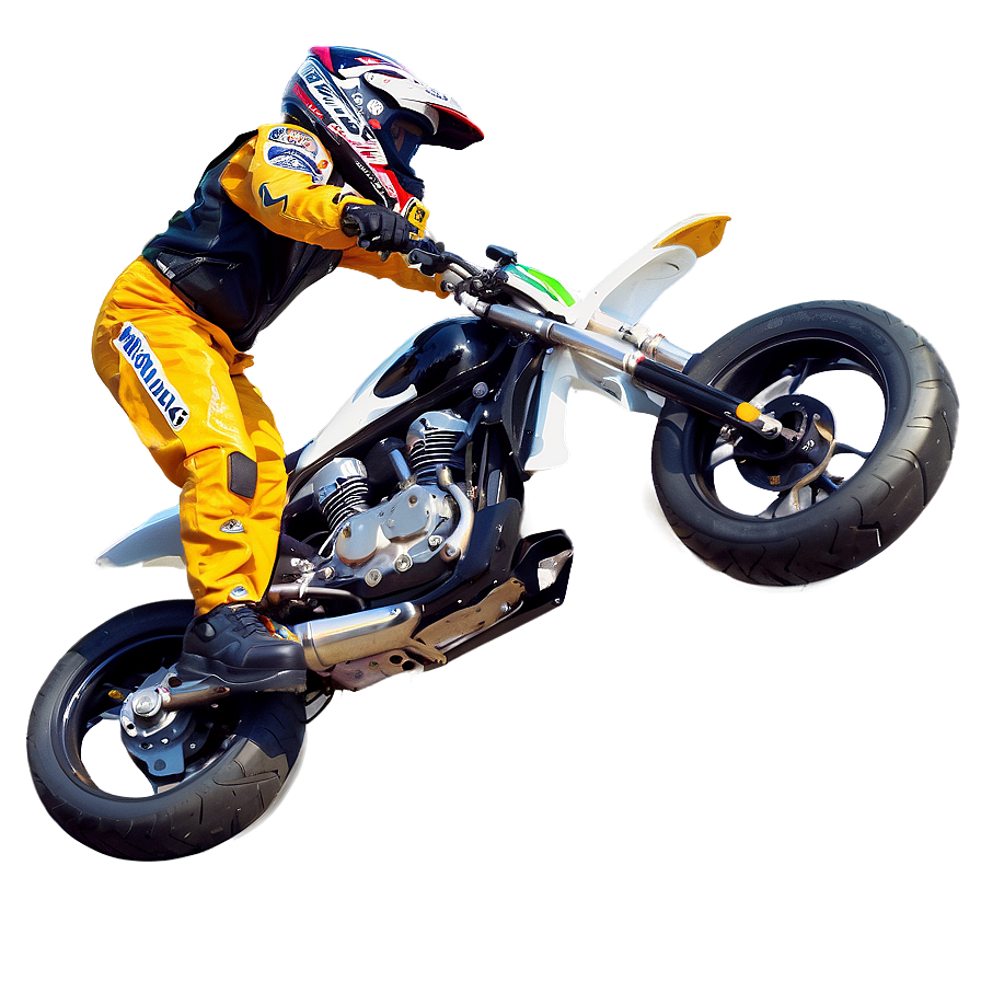 Motorcycle Wheelie Stunt Png Vco20