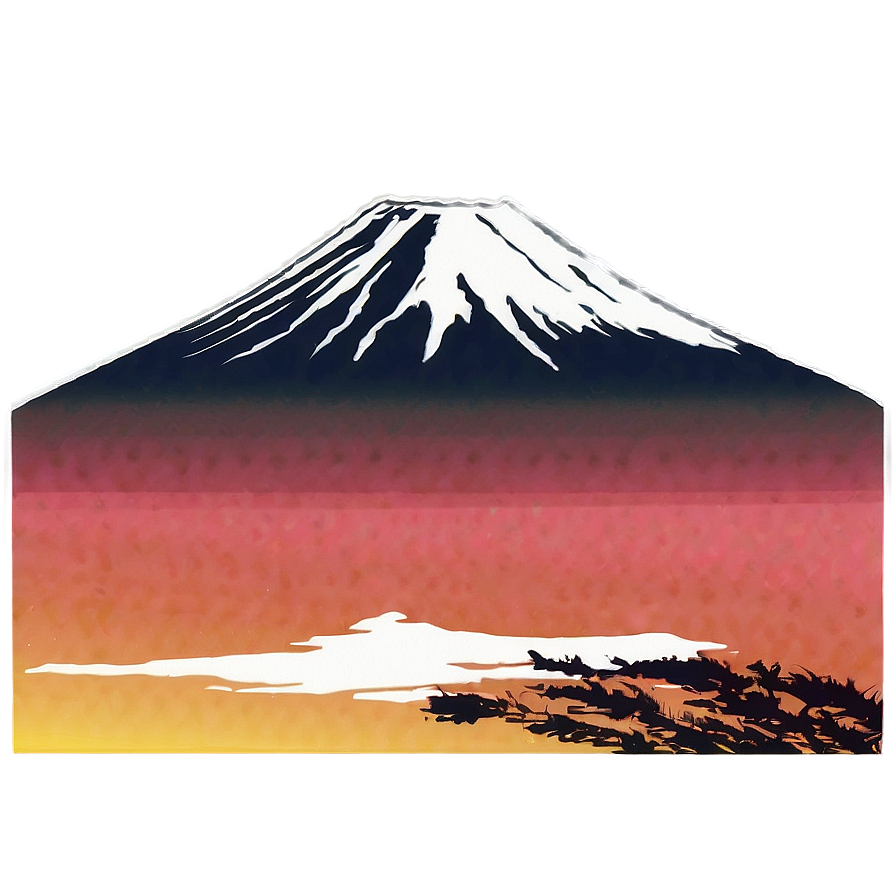 Mount Fuji Japan PNG dcg23 PNG with transparent background