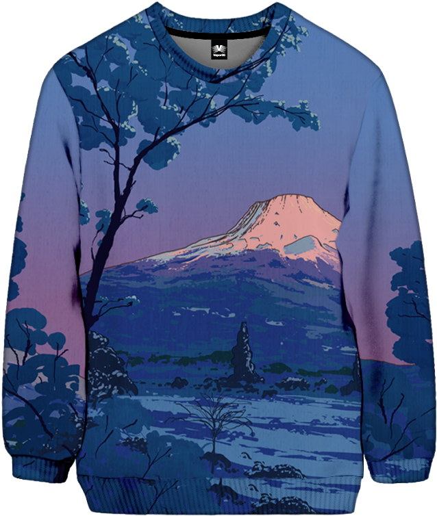 Mount Fuji Sweater Design