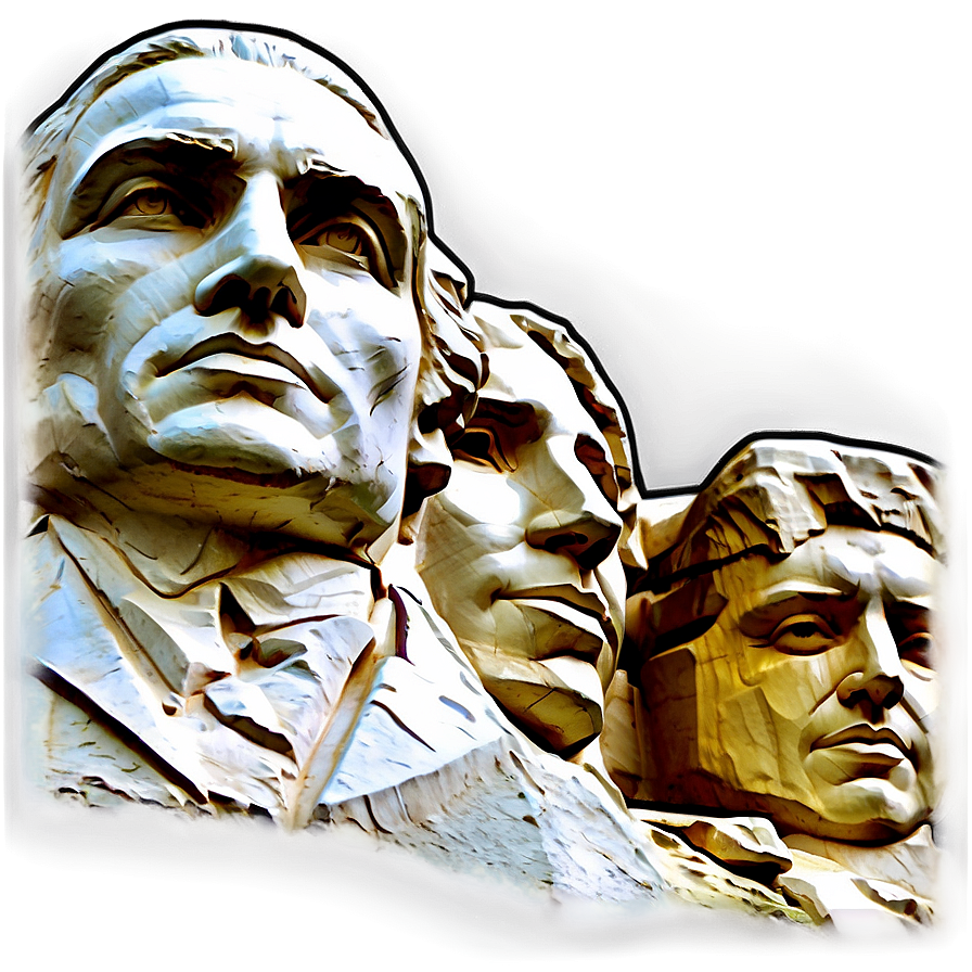 Mount Rushmore Monument PNG qtq63 PNG with transparent background
